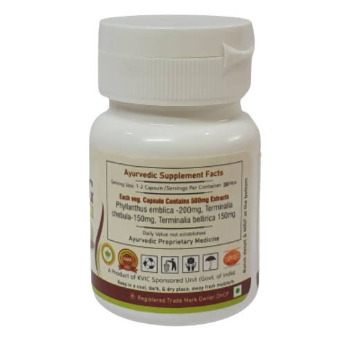 Deep Ayurveda Triyog 500mg Veg Capsules - Swadesiicart