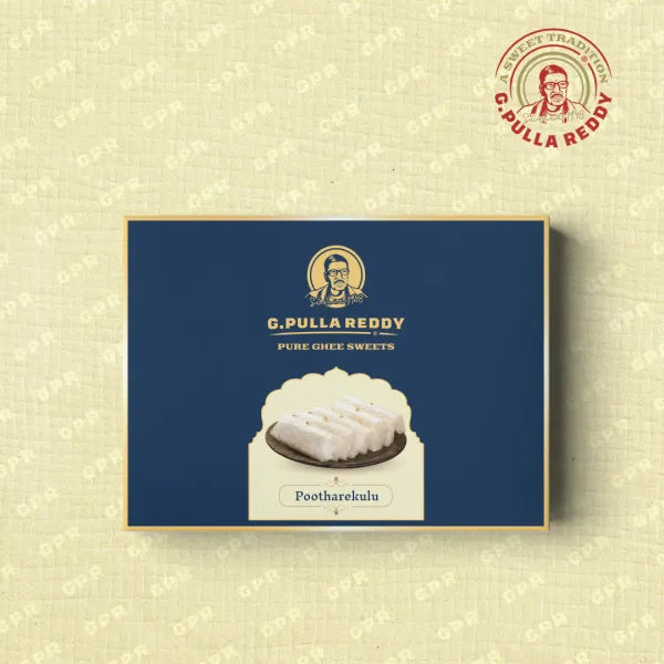 Pulla Reddy Sugar Pootharekulu/ Edible Rice Paper Sweet - Swadesiicart
