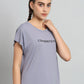MKH Typography Printed Extended Sleeves Relaxed Fit Dri-FIT T-shirt - Swadesiicart