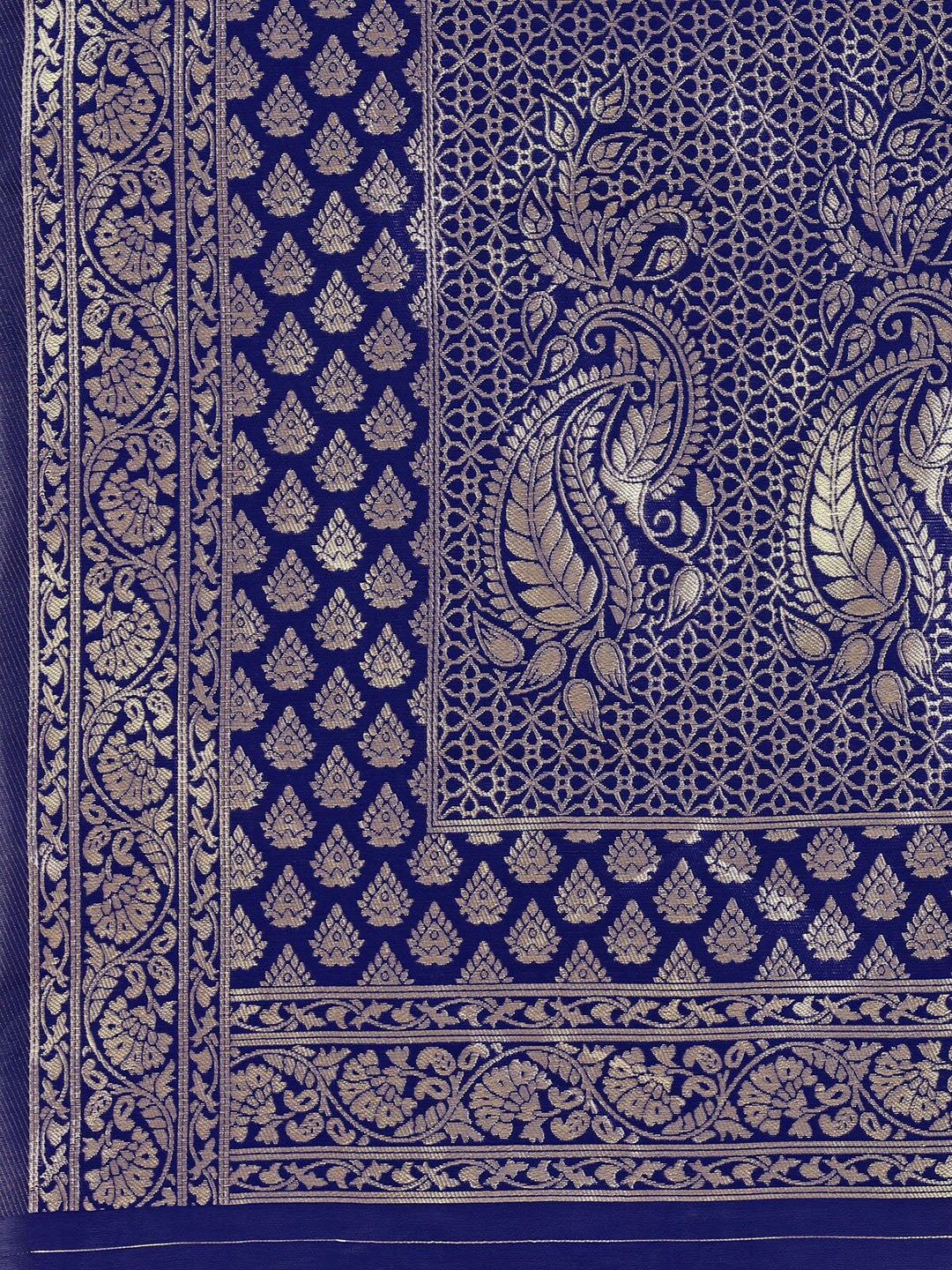 Kalini Ethnic Motifs Woven Design Zari Banarasi Saree | Swadesiicart