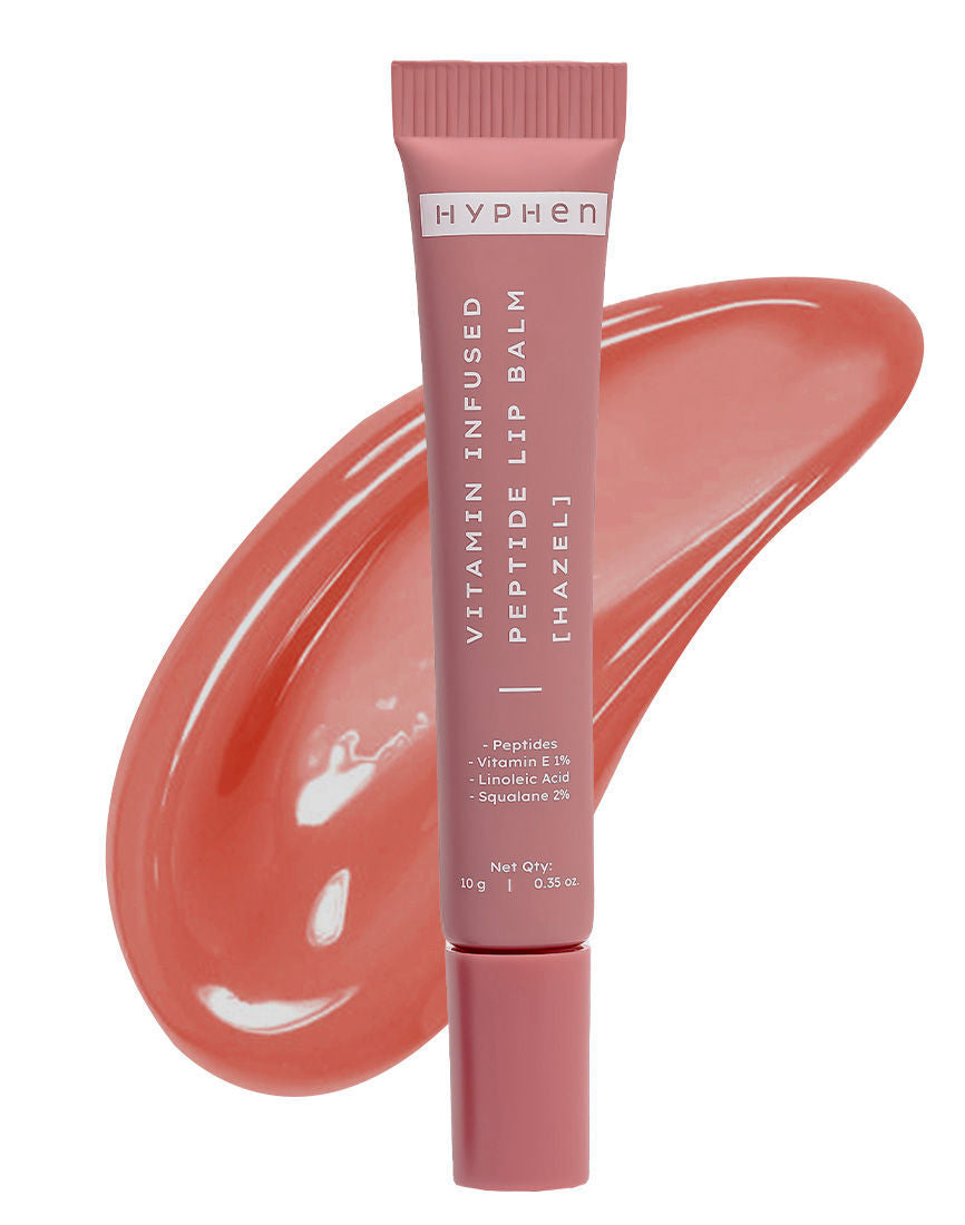 Hyphen By Kriti Sanon Hazel Vitamin Infused Peptide Lip Balm, Hydrate & Moisturize, Smoothen Lips & Repair Moisture Barrier | Swadesiicart