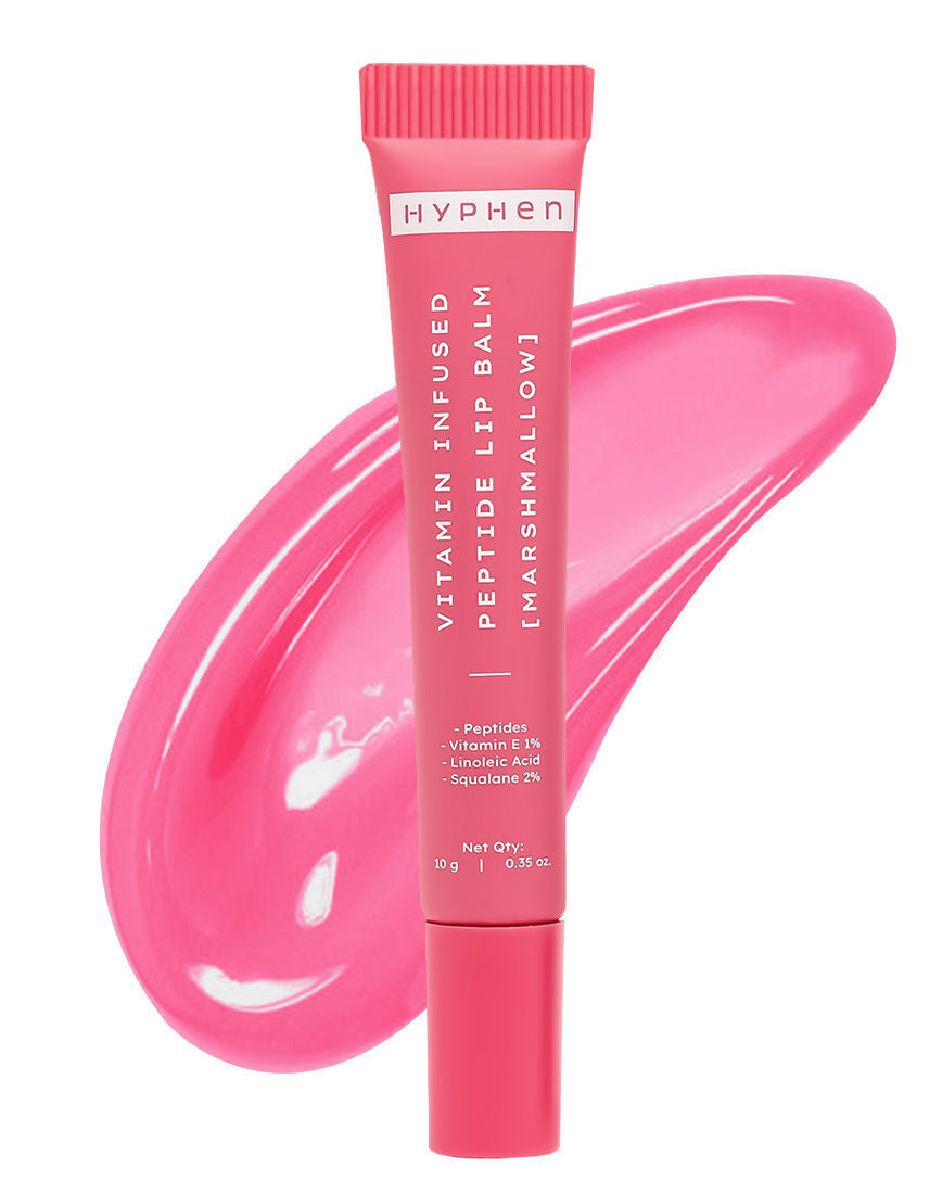 Hyphen By Kriti Sanon Marshmallow Vitamin Infused Peptide Lip Balm, Hydrate & Moisturize, Smoothen Lips & Repair Moisture Barrier | Swadesiicart