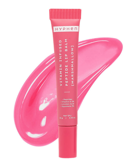 Hyphen By Kriti Sanon Marshmallow Vitamin Infused Peptide Lip Balm, Hydrate & Moisturize, Smoothen Lips & Repair Moisture Barrier | Swadesiicart