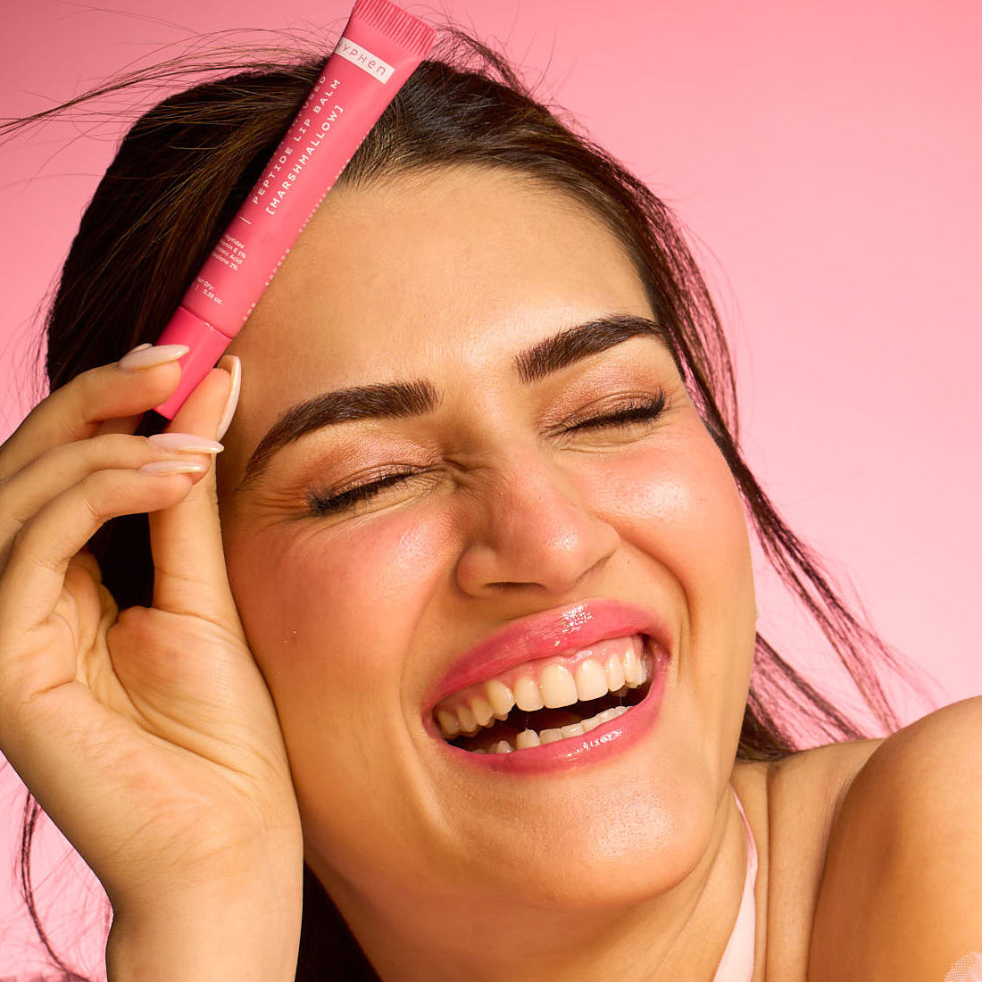 Hyphen By Kriti Sanon Marshmallow Vitamin Infused Peptide Lip Balm, Hydrate & Moisturize, Smoothen Lips & Repair Moisture Barrier | Swadesiicart