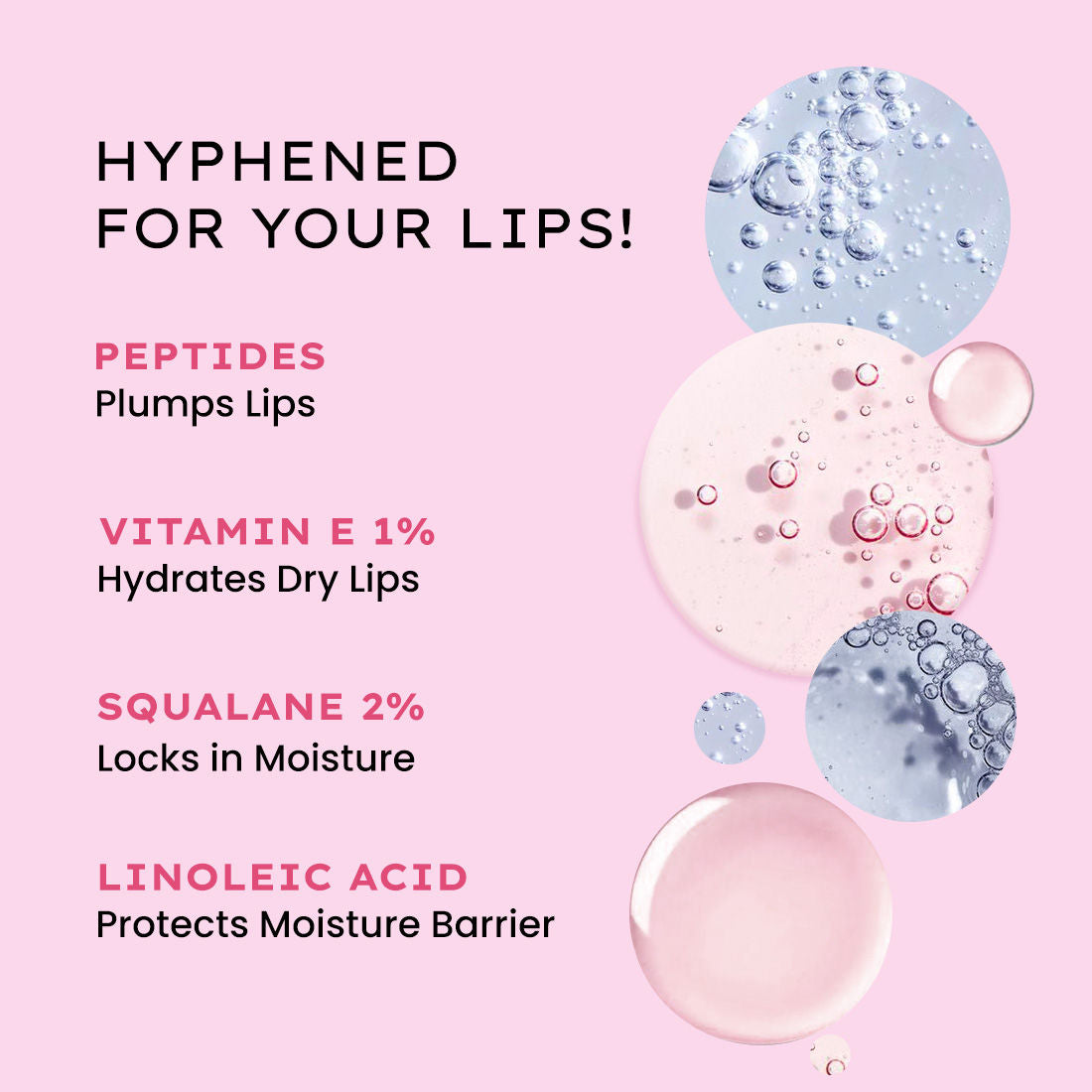 Hyphen By Kriti Sanon Marshmallow Vitamin Infused Peptide Lip Balm, Hydrate & Moisturize, Smoothen Lips & Repair Moisture Barrier | Swadesiicart