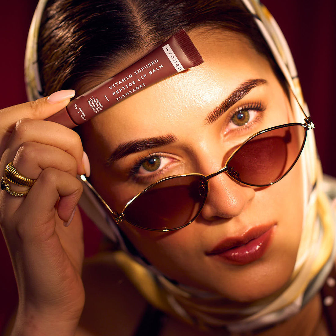Hyphen By Kriti Sanon Vintage Vitamin Infused Peptide Lip Balm, Hydrate & Moisturize, Smoothen Lips & Repair Moisture Barrier | Swadesiicart
