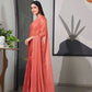 Tikhi Imli Striped Chiffon Ready to Wear Saree | Swadesiicart