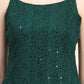 Kalini Women Paisley Embroiderd Chikankari Sequinned Georgette Kurta | Swadesiicart