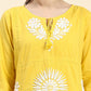 HOUSE OF KARI Embroidered Chikankari Pure Cotton Chikankari Kurta | Swadesiicart