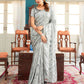 Tikhi Imli Embellished Sequinned Heavy Work Saree | Swadesiicart