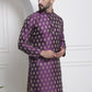 Sojanya Ethnic Motifs Woven Design Jacquard Regular Kurta | Swadesiicart