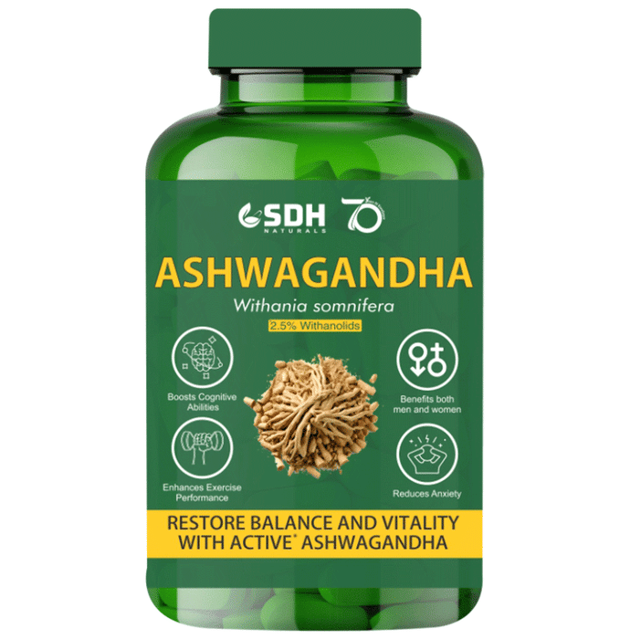 SDH Naturals Ashwagandha Capsule | Swadesiicart