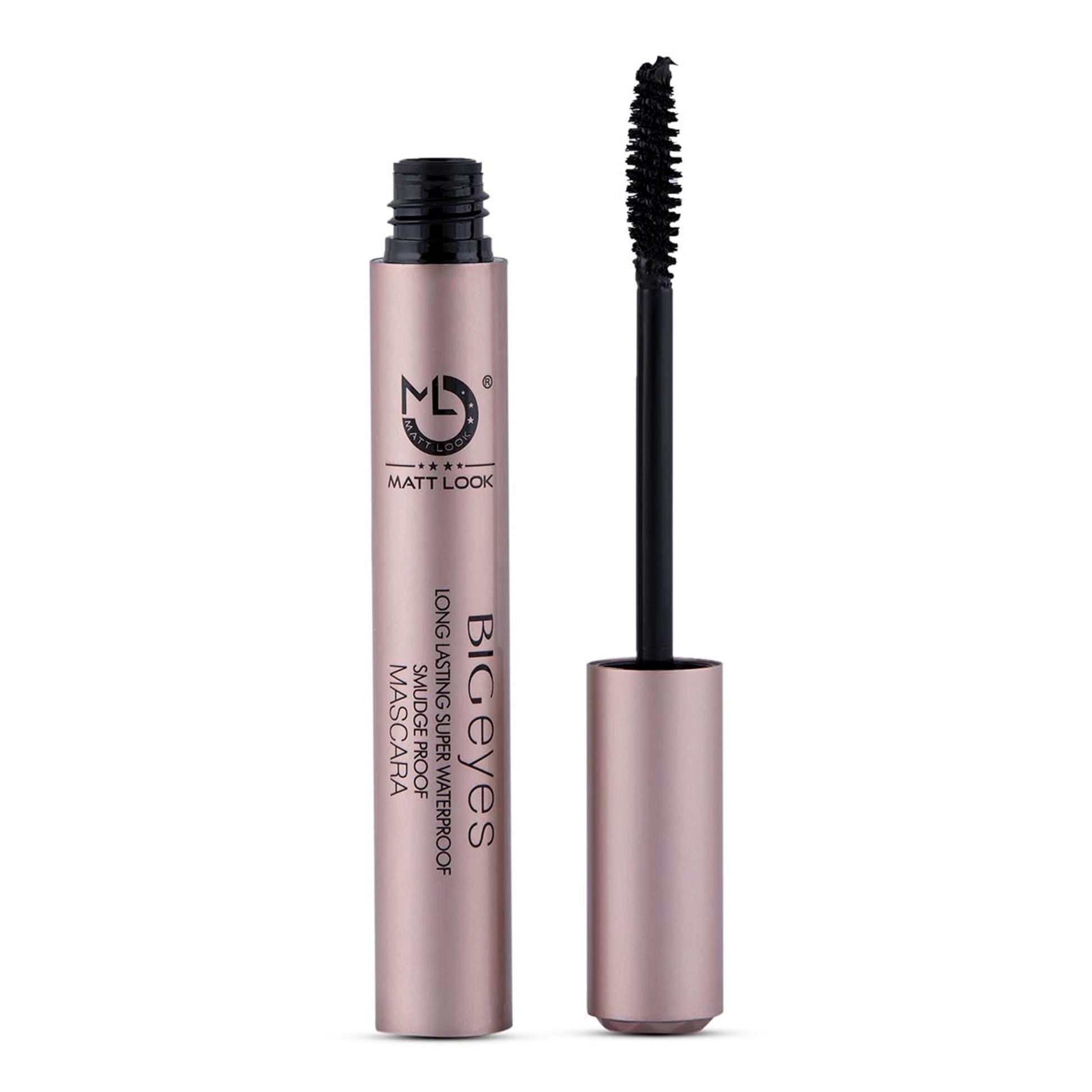 Matt Look Big Eyes Long Lasting Super Waterproof Smudge Proof Mascara - Black - Swadesiicart