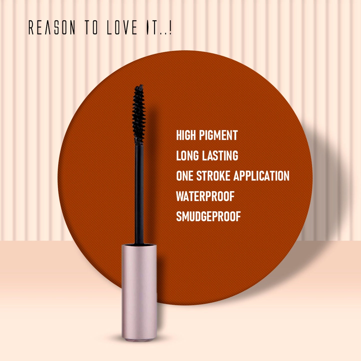Matt Look Big Eyes Long Lasting Super Waterproof Smudge Proof Mascara - Black - Swadesiicart