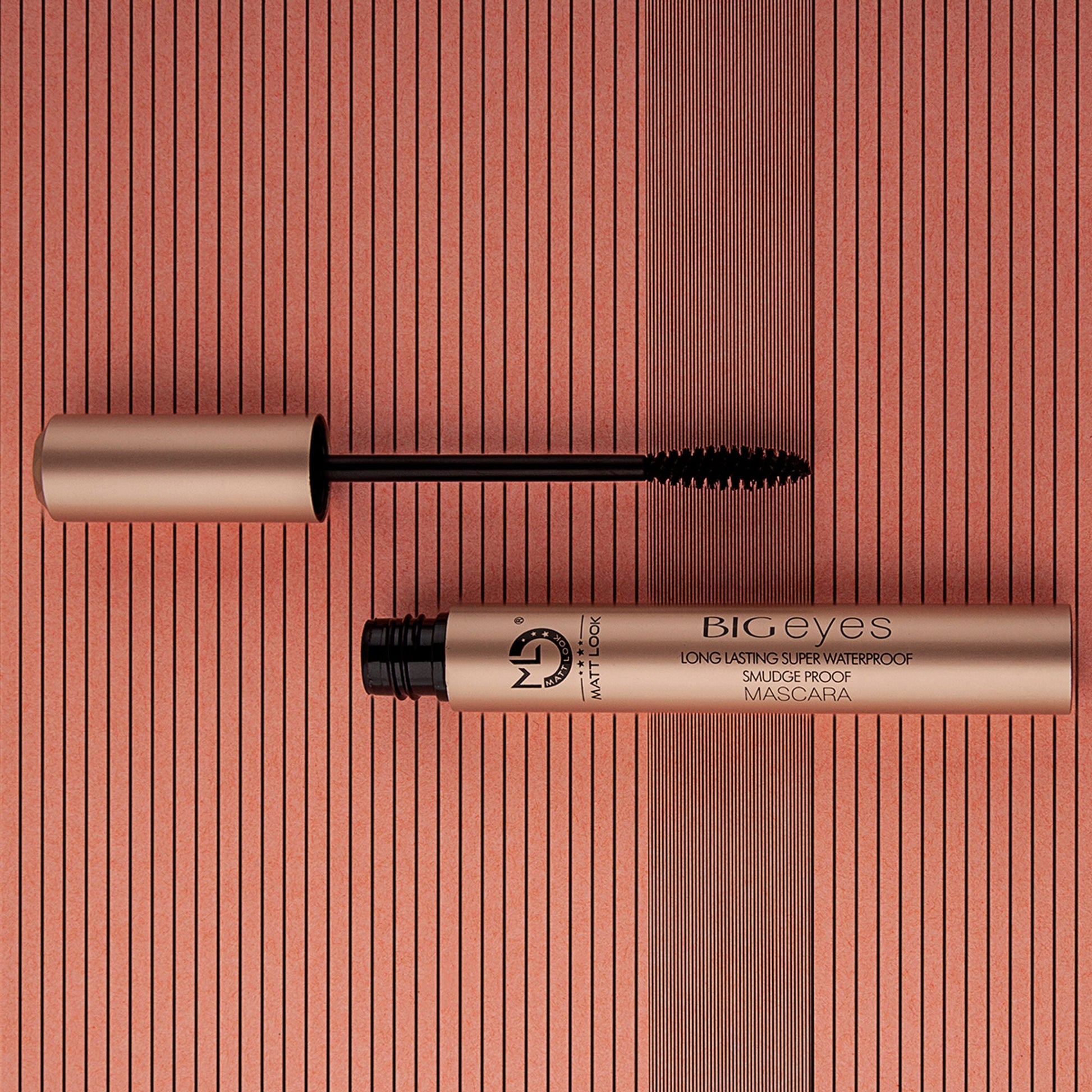 Matt Look Big Eyes Long Lasting Super Waterproof Smudge Proof Mascara - Black - Swadesiicart