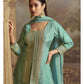 Anaita Sky Blue Georgette Readymade Suit with Embroidery Work