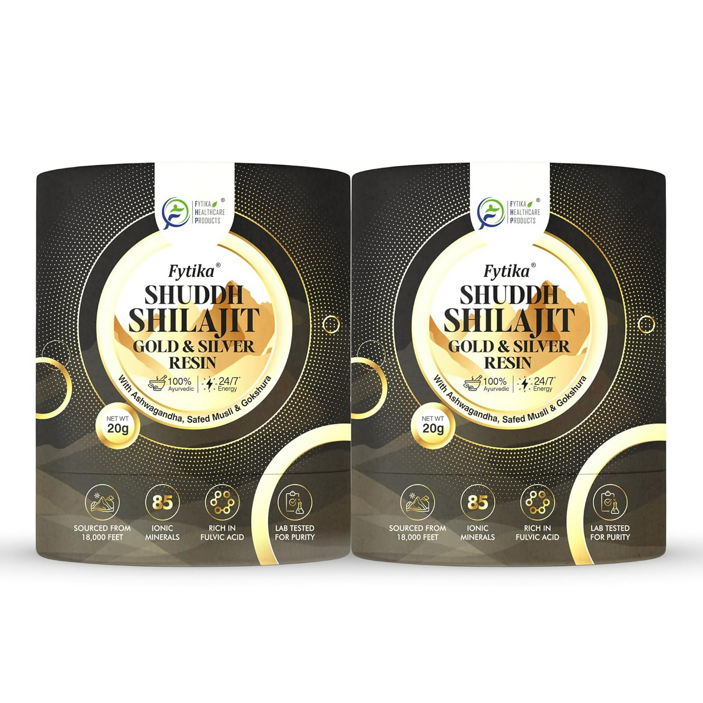 Fytika Shuddh Sj Gold & Silver Resin - Swadesiicart