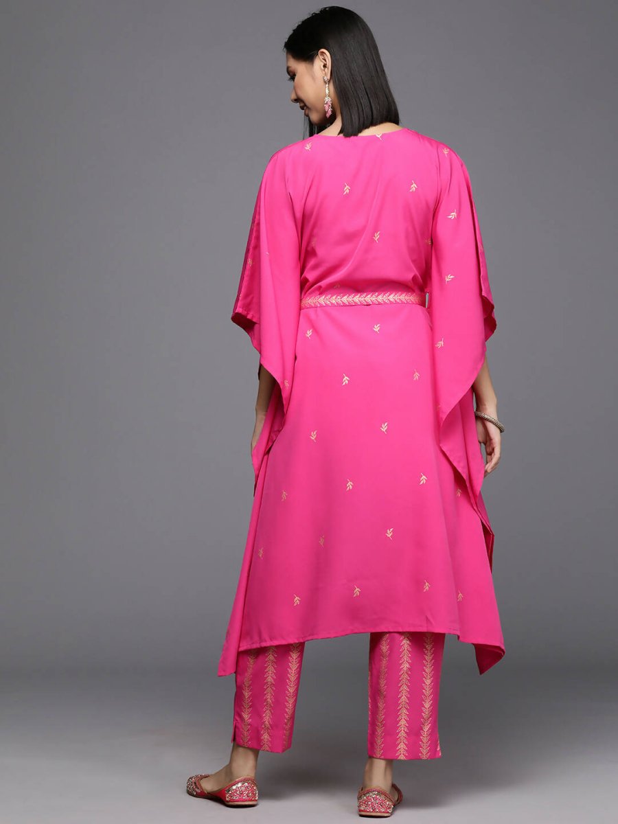 Ahalyaa Women's Traditional wear Kurta Set - Pink | Swadesiicart