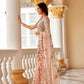 Tikhi Imli Floral Sequinned Georgette Saree | Swadesiicart