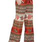 Asmaani Orange Color Mix Print Palazzo