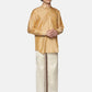Sethukrishna Men Off White Solid Art Silk Dhotis | Swadesiicart