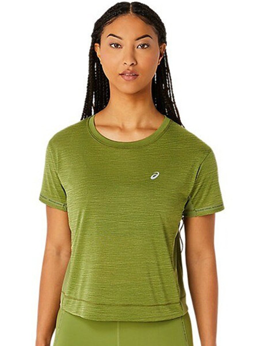 ASICS Race Crop Short Sleeves Round Neck T-shirt | Swadesiicart