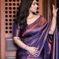 Kalini Woven Design Zari Silk Blend Banarasi Saree | Swadesiicart