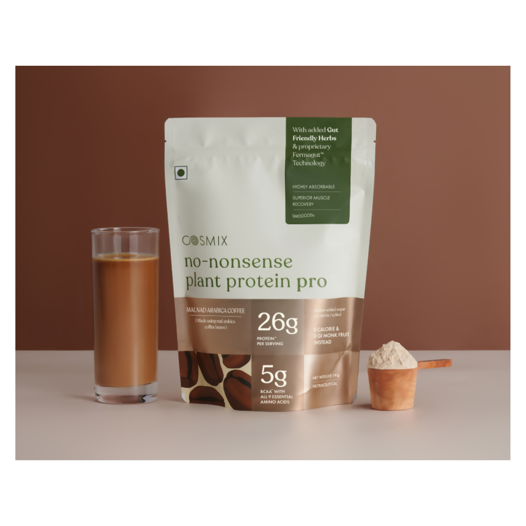 Cosmix no nonsense Plant Protein Pro Malnad Arabica Coffee | Swadesiicart