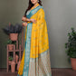Joban Fashion Yellow Woven Design Banarasi Silk Sarees | Swadesiicart