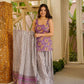 Aayaa Designer Cotton Silk Farshi Salwar Set - Purple