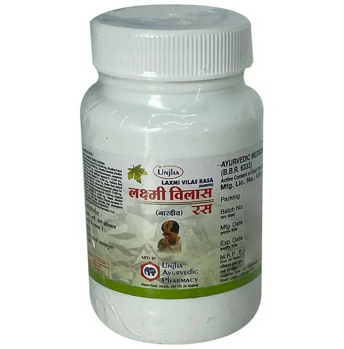 Unjha Laxmi Vilas Rasa Nardiya Tablets - Swadesiicart