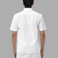 Ramraj Cotton Mens Half Sleeve White Shirt Plus Size - Samrat Cotton | Swadesiicart