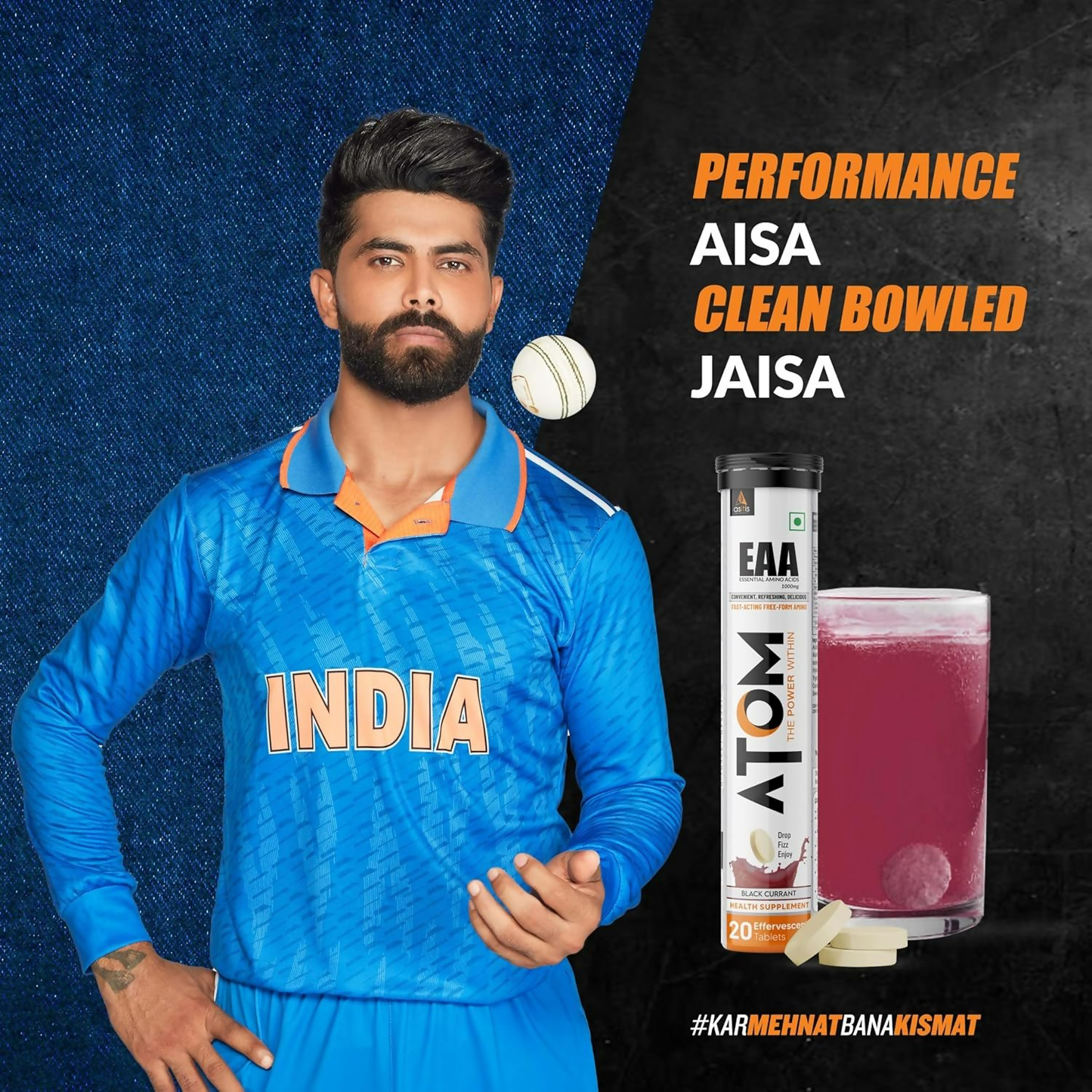 As-It-Is Atom Eaa Effervescent Tablets Black Currant Flavour | Swadesiicart