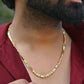 VOJ Gold-Polished Self Designed Biscuit Chain | Swadesiicart