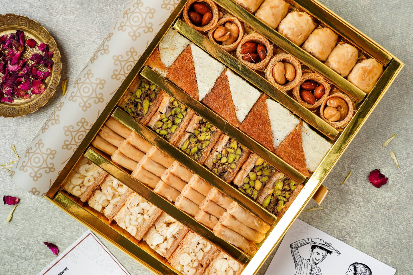 Gourmet Baklava Grandeur Gift Box | Swadesiicart