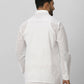 Ramraj Cotton Mens Full Sleeve Formal Poly Cotton White Shirt | Swadesiicart
