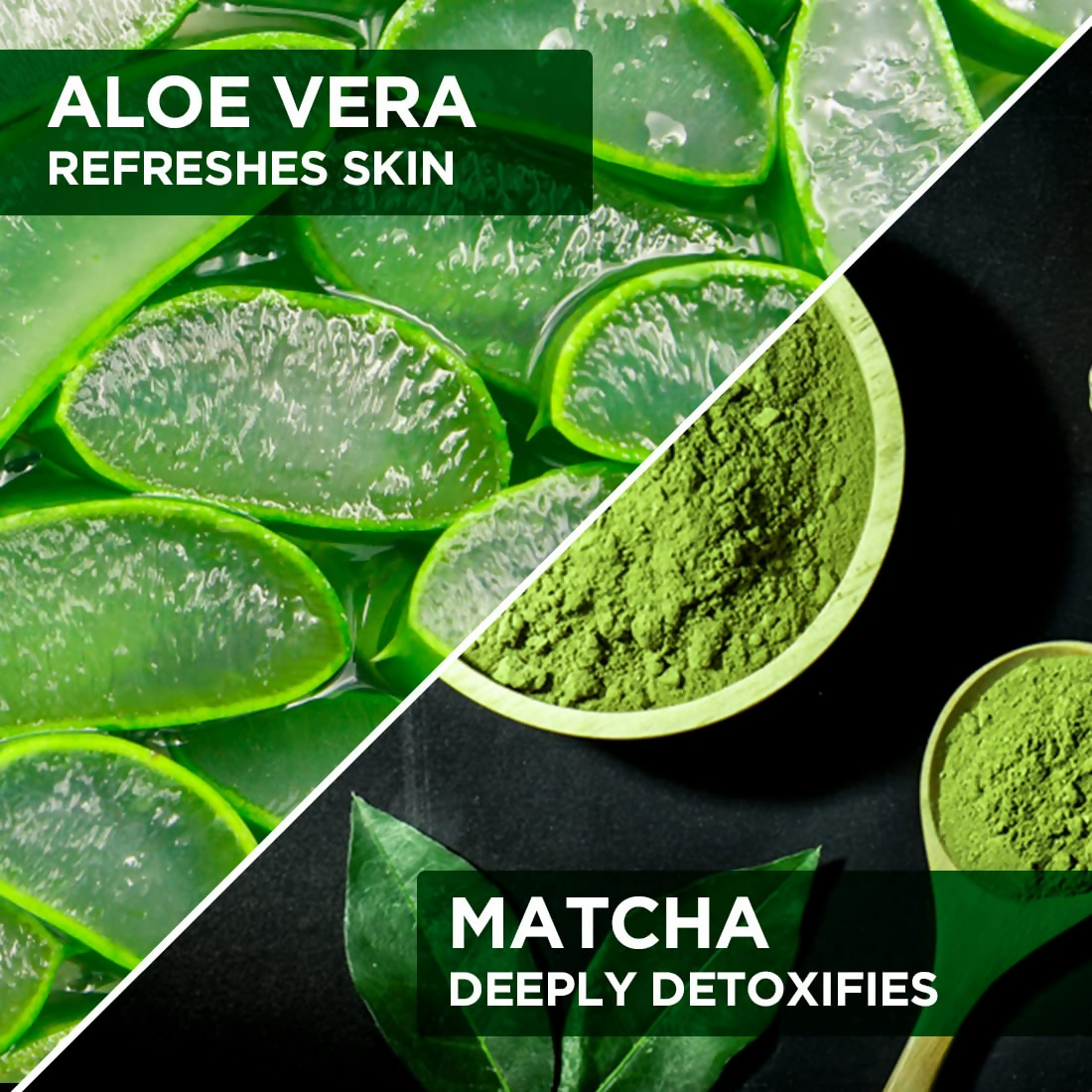 The Man Company Aloe Vera & Matcha Body Wash For Glowing & Smooth Skin Enriched With Green Tea & Moringa Leaf Extract | Swadesiicart
