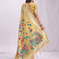 Shree Shyam Fashion Linen Cotton Yelllow Saree