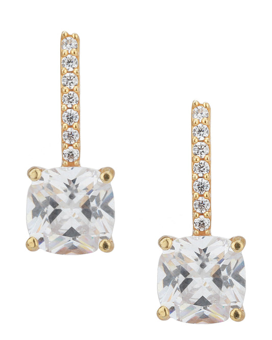 Gold-Polished Dangling Star Drop Earring - Wahe Jewels - Swadesiicart