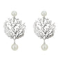 Gold & Silver Polished Fancy Drop Earring For Women - Wahe Jewels - Swadesiicart