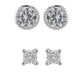 Rose Gold-Polished Cz Contemporary Stud Earring For Women - Wahe Jewels - Swadesiicart