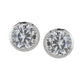 Rose Gold-Polished Cz Contemporary Stud Earring For Women - Wahe Jewels - Swadesiicart