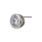 Rose Gold-Polished Cz Contemporary Stud Earring For Women - Wahe Jewels - Swadesiicart
