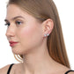 Gold-Polished Cz Square Drop Earring For Women - Wahe Jewels - Swadesiicart
