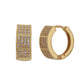 Gold-Polished Drop Earring With Dangling Cz Stone For Women - Wahe Jewels - Swadesiicart