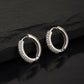 Black Toned With Cz Fancy Stud Earring For Men - Wahe Jewels - Swadesiicart
