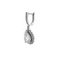 Gold-Polished Contemporary Drop Earring With Dangling Cz Stone - Wahe Jewels - Swadesiicart