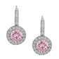 Premium Cz With Rhodium Plated Contemporary Stud Earring - Wahe Jewels - Swadesiicart