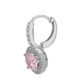 Premium Cz With Rhodium Plated Contemporary Stud Earring - Wahe Jewels - Swadesiicart