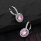 Premium Cz With Rhodium Plated Contemporary Stud Earring - Wahe Jewels - Swadesiicart